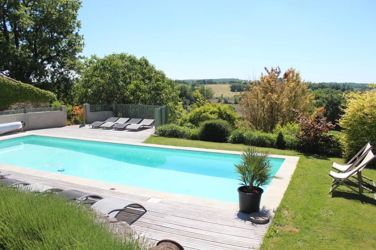 La Ferme Buissonniere Bed & Breakfast Bardou ภายนอก รูปภาพ
