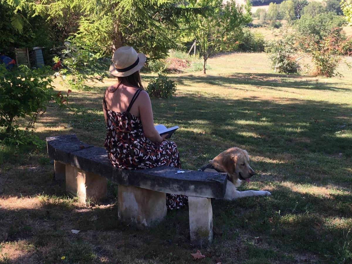 La Ferme Buissonniere Bed & Breakfast Bardou ภายนอก รูปภาพ