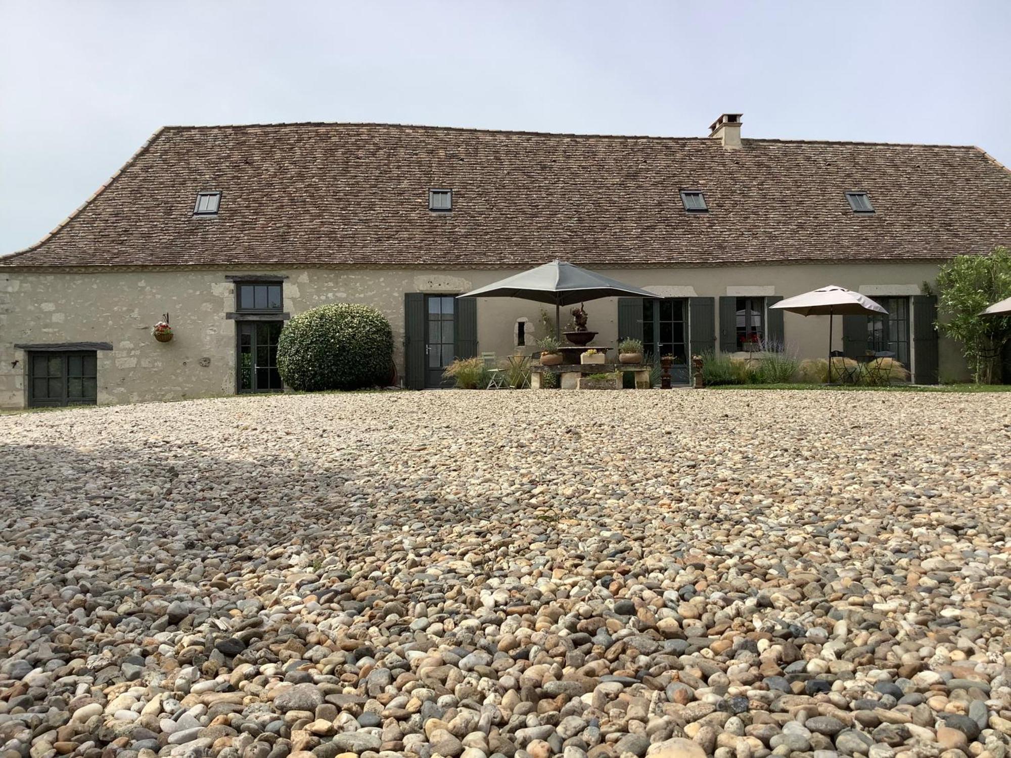 La Ferme Buissonniere Bed & Breakfast Bardou ภายนอก รูปภาพ